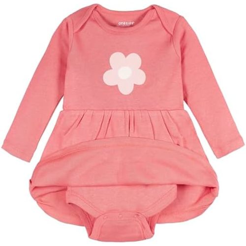 Onesies Brand Baby Girls Long Sleeve Bodysuit Dress