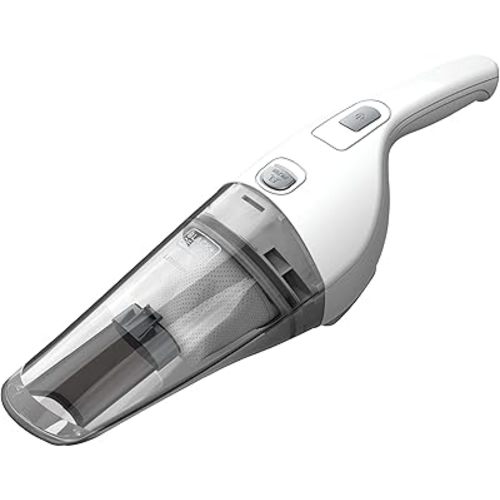 BLACK+DECKER Cordless Lithium Handheld Power Vacuum with Wall Mount Base and Charger, White (HNV220BCZ10FF)