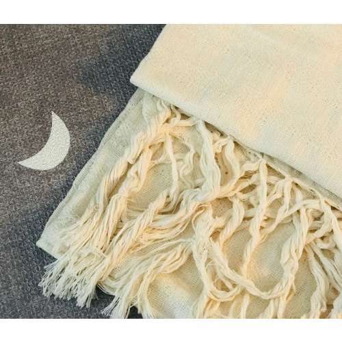 Mexican Cotton Rebozo & Baby Wrap - Let it Snow - 78 inch (2m) X 23 inch (60cm). Ideal for Doulas, Midwives, Prenatal Care and Babies.