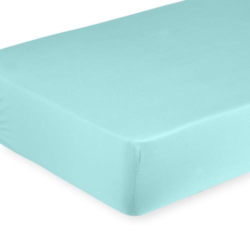 Babies R Us Jersey Aqua Knit Crib Sheet