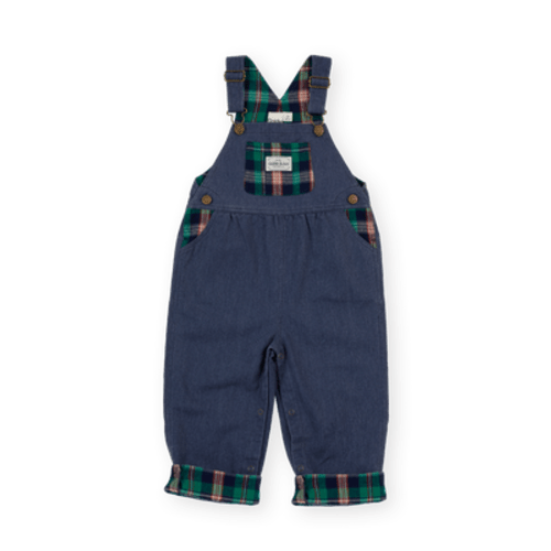 Austin Green Check Overalls | Goldie + Ace