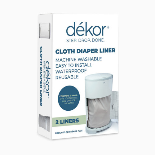 dekor Cloth Diaper Pail Liner for Dekor Diaper Plus (2 Pack)