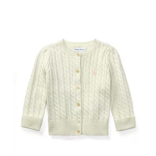 Ralph Lauren Baby Girls Mini Cable-Knit Cardigan
