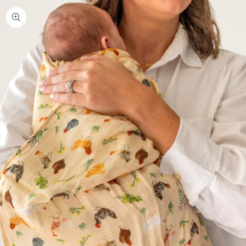 Chicken Meadows Baby Swaddle – American Farm Company