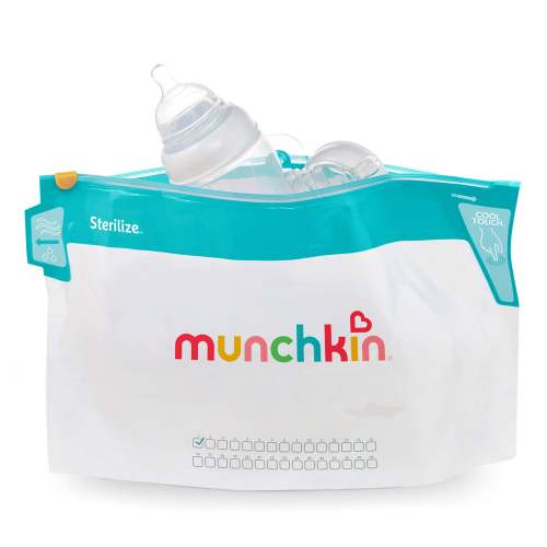 Munchkin Sterilize Microwave Bottle Steam Sterilizer Bags, for - Baby Bottle Sterilizers - Munchkin - Baby and Toys - USA