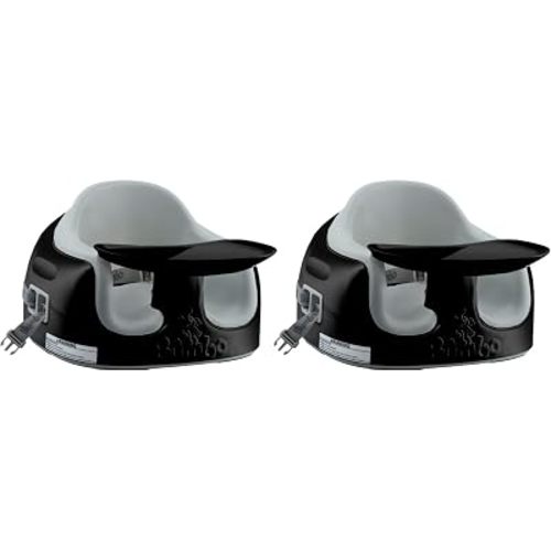 Bumbo 2 Pack 3-in-1 Multi-Seat with Tray, 6 to 36 Mos., Black/Monsoon