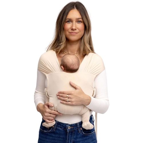 WildBird - Aerial Buckle Wrap - 0-6 Months - Standard (XS-XL) Sparrow - Newborn Baby Carrier - Front Carry - Soft Fabric, Straps, Head Support, Padded Waist Belt - Baby Essentials - New Mom Gifts