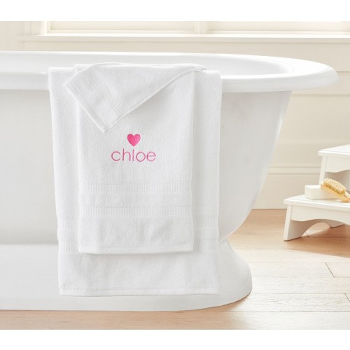 Plush Terry Bath Towels | Pottery Barn Kids
