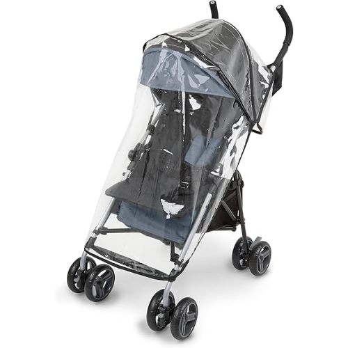 Ingenuity 3D Mini Stroller Rain Cover, Baby Weather Shield for Rain, Wind & Snow, Fits 3D Mini Strollers, Vented Airflow, Clear Visibility, Easy Install & Storage – Clear