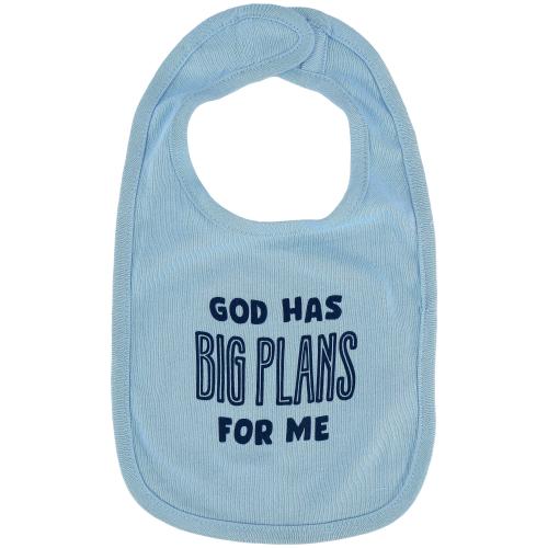 New Ewe, God Has Big Plans For Me Baby Bib, One Size Fits All