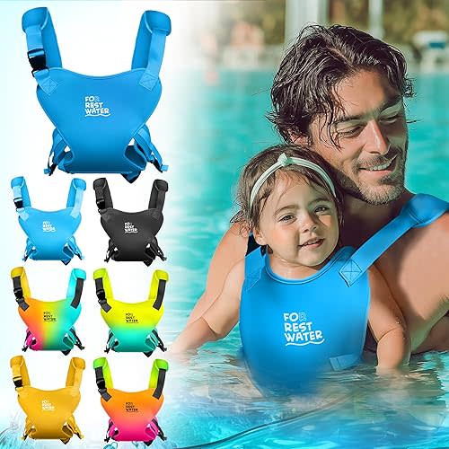 Baby Carrier - Premium Neoprene Ergonomic for Warm & Safe Water & Land Fun (4-24 Months) - Adjustable Infant & Toddler Harness – Summer & Winter Baby Carrier (Blue3538C)
