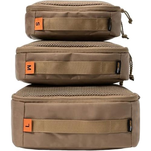 MAUHOSO Packing Cubes Set for Travel, Luggage Packing Organizers with Zipper,Travel Essentials for Backpack Tactical Packing Cubes