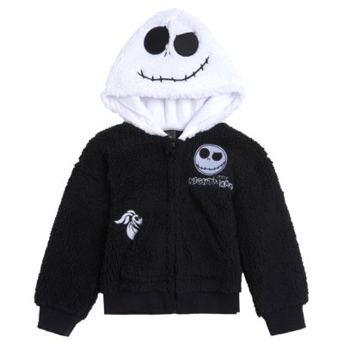 Disney Nightmare Before Christmas Jack Skellington Zero Infant Baby Boys Cozy Cosplay Hoodie Black 12 Months
