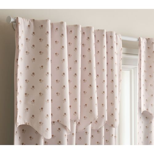Rylee + Cru Wildflower Scallop Blackout Curtain