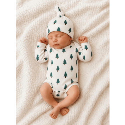 Trees / Organic Long Sleeve Bodysuit
