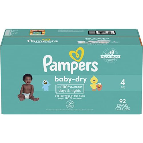 Pampers Baby Dry Diapers Size 4 92 Count