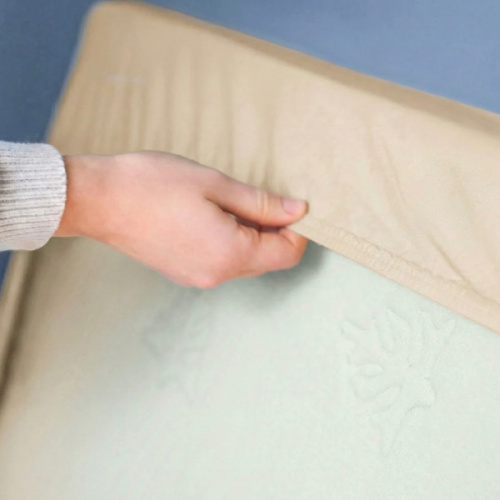 Organic Crib Mattress Waterproof Protector (Natural)