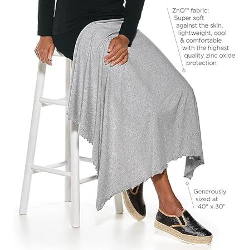 Coolibar Sun Blanket - UPF 50+ Sun Protection - Savannah in White