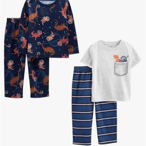 Simple Joys by Carter's Boys' 4-Piece Poly Pajamas