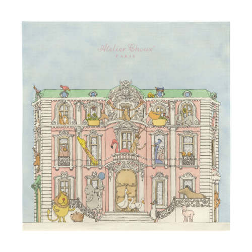 Carré Swaddle Blanket in Monceau Mansion