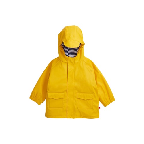 Magnetic Me Hooded Citrus Raincoat, 4T