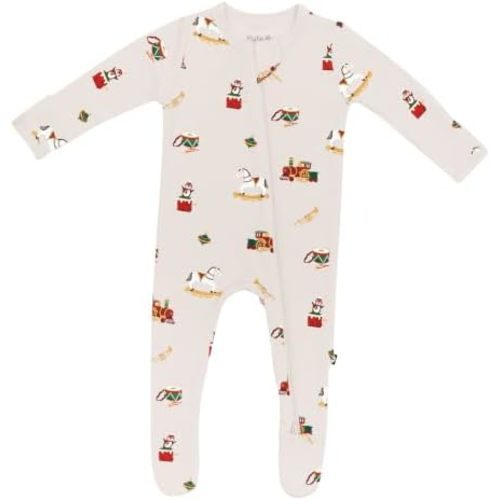 KYTE BABY Infant and Toddler Dual Zipper Footie, Ultra-Soft Rayon Made From Bamboo, Boys and Girls Clothing