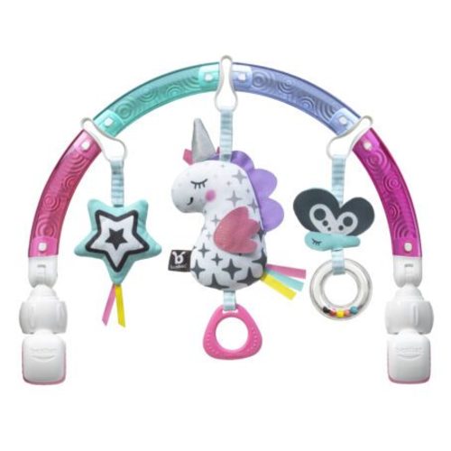 Baby Stroller Arch Toy Rainbow Dazzle Friends Play Bar Adjustable for Bouncers and Car Seat | BenBat | VeeBee