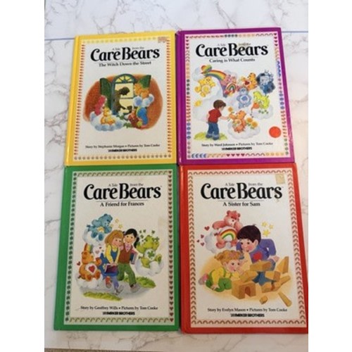 Vintage 1983 Care Bears Hardcover Book Lot of 4 Parker Brothers Original Series