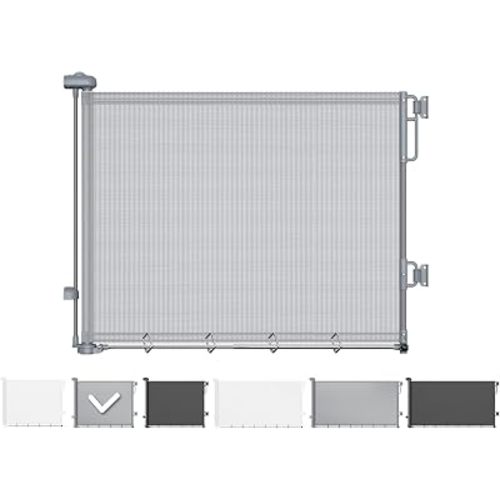 Cumbor 27-40" Retractable Baby Gates for Stairs & Doorways, Indoor Outdoor