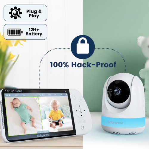 MaxView Pro: Secure Non-WiFi Baby Video Monitor | Babysense