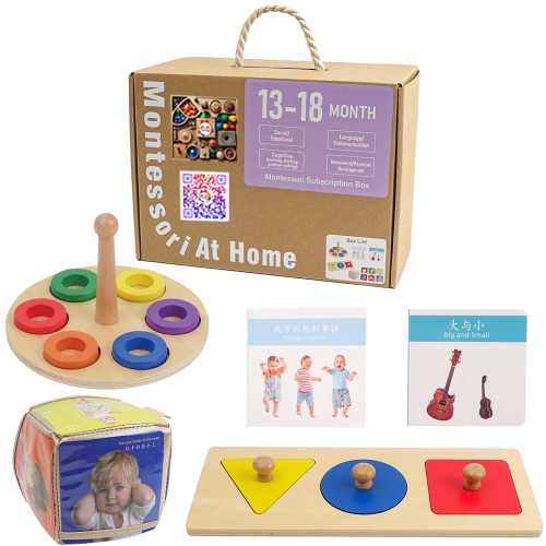 Montessori Subscription Box (13-18 Months): Toddler Learning Toys
