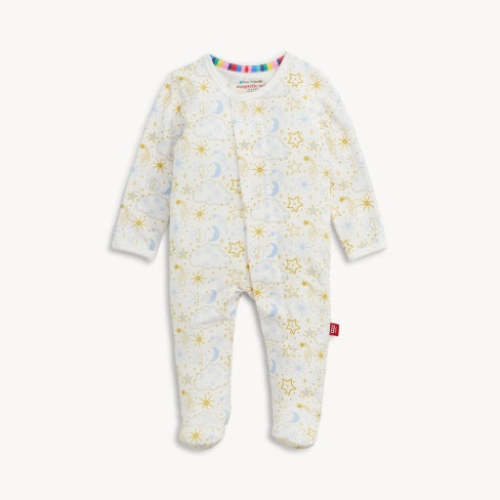 Star Signs Blue Modal Footie