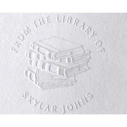 Personalized Book Lover Gift Embosser | Monogram Book Stamp Embosser | Rubber Stamp, Self Inking Stamp or Embosser