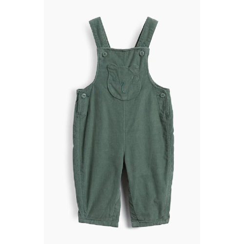 Baby Corduroy Bear Pocket Overalls