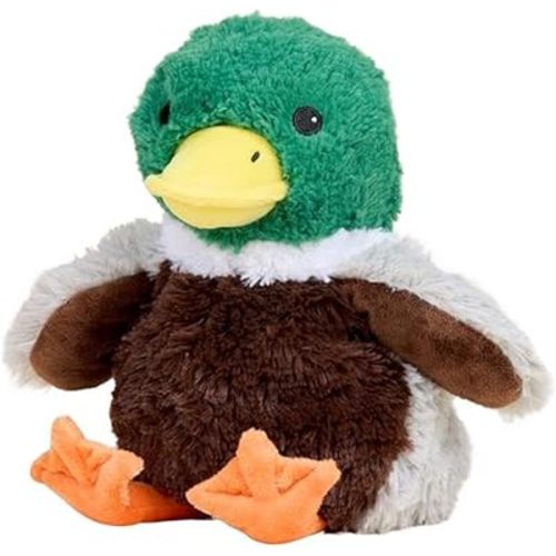 warmies Microwavable & Weighted Stuffed Animals, Mallard - Heated Stuffed Animal Plushie for Warmth & Comfort - Cute Soft Plush Toys for Adults & Children (Boys, Girls, Babies & Toddlers)