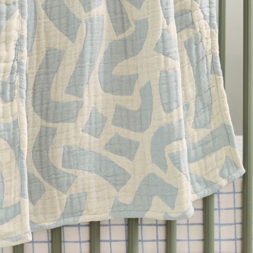 Sprinkled Waves Baby Blanket