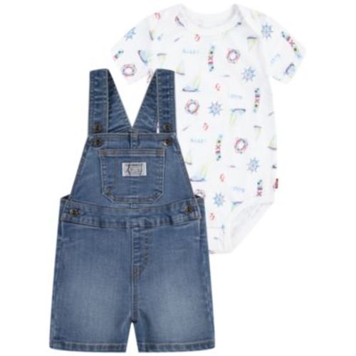 Baby Boys Sailing Bodysuit and Shortalls, 2-Piece Set