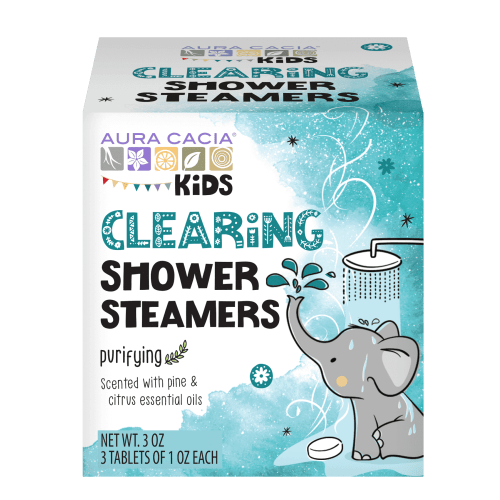 Aura Cacia Kids Clearing Shower Steamers, 3 1 oz Tablets