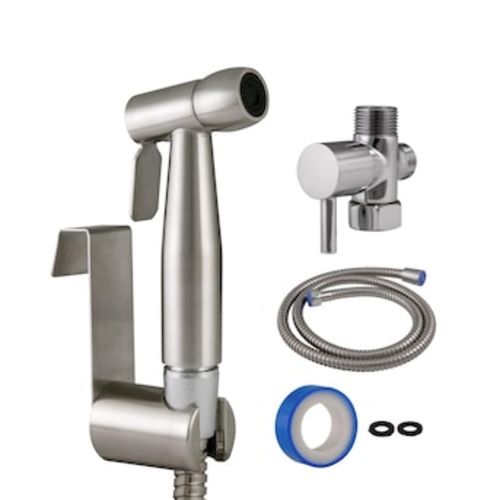 Design House Stainless Steel Toilet Mounted Handheld Bidet Sprayer 588913-SS at Lowes.com