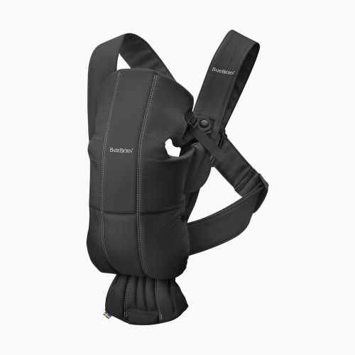 BabyBjรถrn Baby Carrier Mini - Black Cotton (2018)