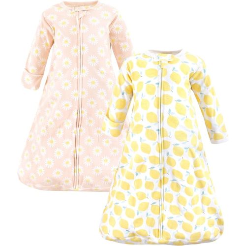 Hudson Baby Unisex Baby Cotton Long-Sleeve Wearable Sleeping Bag, Sack, Blanket