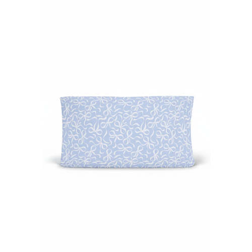Blue-tiful Bows Changing Pad Cover