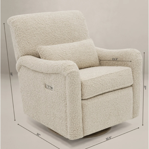 Teddy | Gliding Swivel Nursery Recliner | Oilo™ Studio
