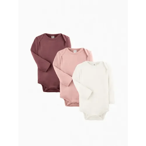 3-Pack Long Sleeve Bodysuit Bundle