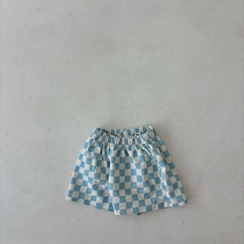 Checkered Pocket Shorts