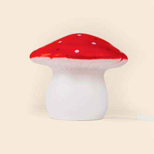 Large Mushroom Night Lamp, Red