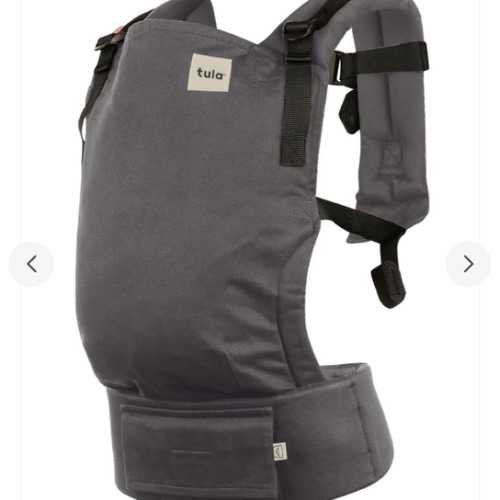 Graphite - Cotton Free-to-Grow Baby Carrier – Baby Tula US