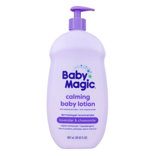 Baby Magic Calming Baby Lotion with Lavender and Chamomile, Free of Parabens, Mineral Oil, 30 oz.