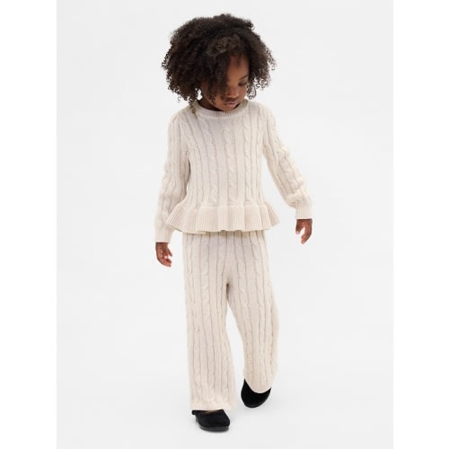 Baby & Toddler Cable-Knit Sweater Set