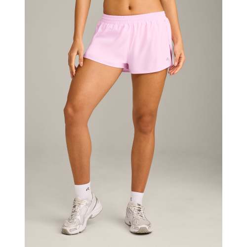 AirMove™ Lined Shorts 3" with Reflective Logo | Chalk Pink